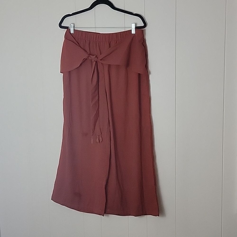 Rust crop pant  